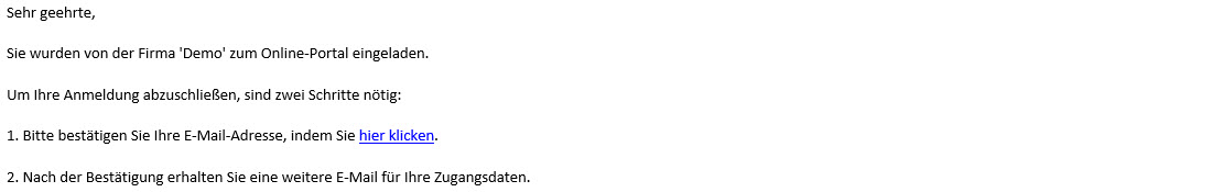 Einladung Mitarbeiter