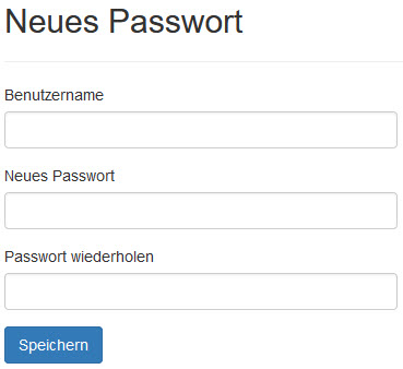 Neues Passwort für Telefonservice