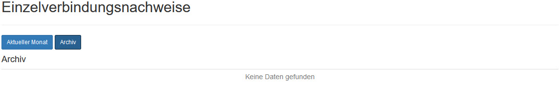 Sekretariatsservice_Einzelverbindungsnachweise_Archiv