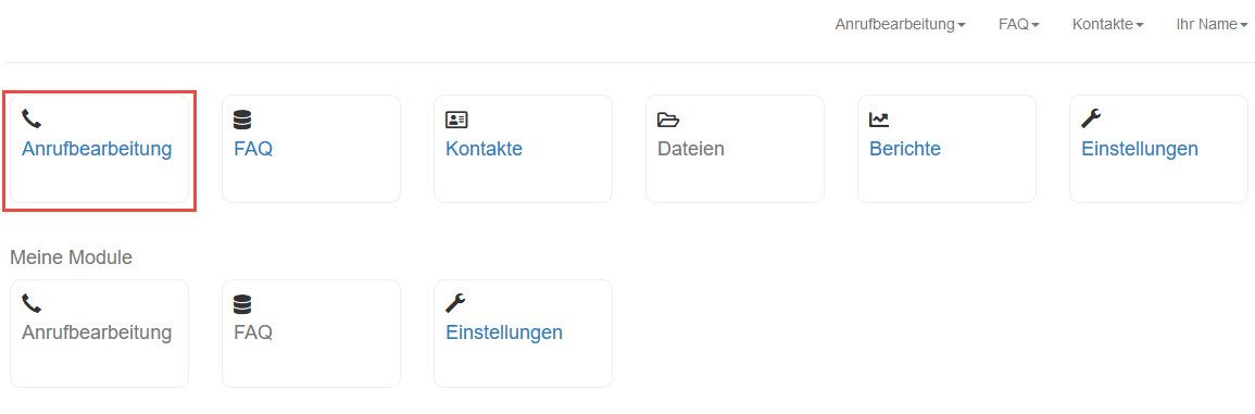 Sekretariatsservice_Startseite_Anrufbearbeitung_Konto