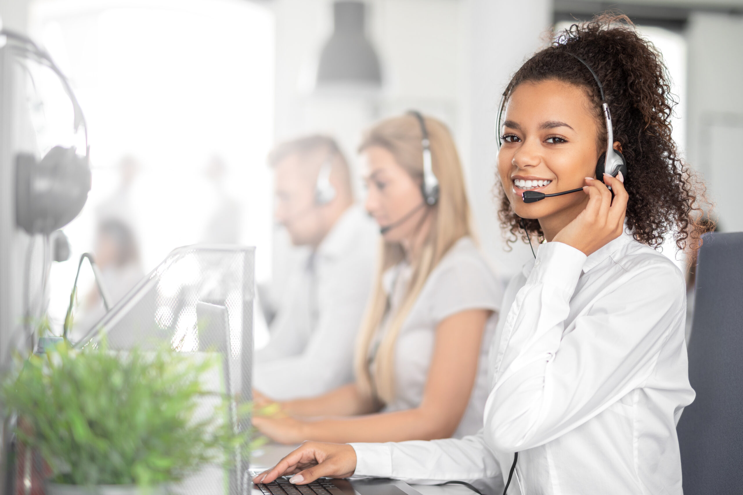 Telefonische Kundenbetreuung einfache Lösung für Kunden